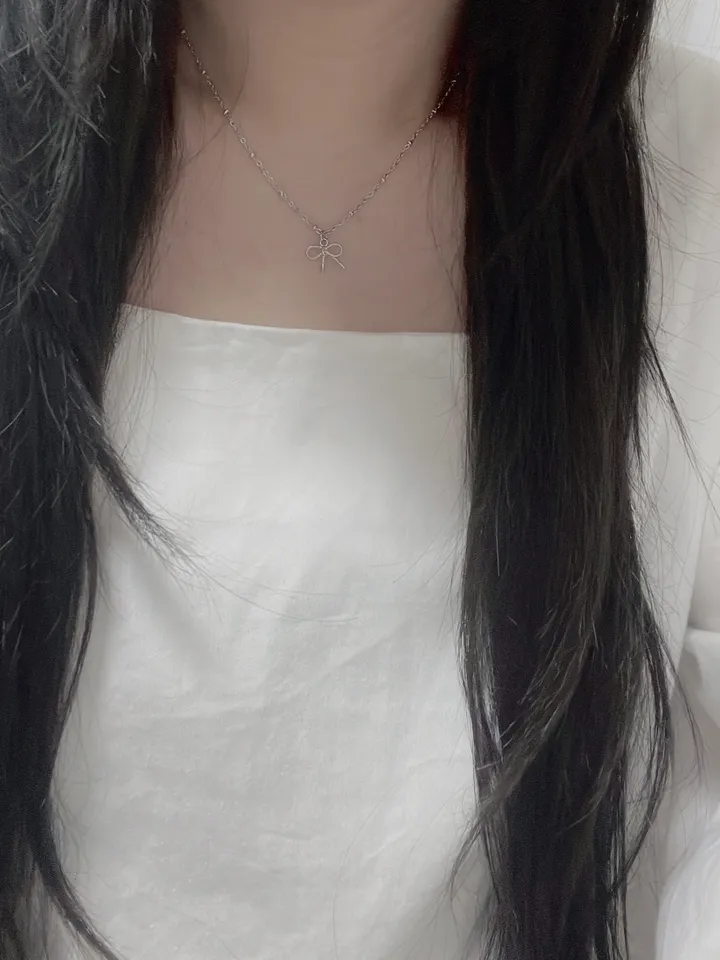 미니 리본 목걸이 (3size) 상세 이미지 6
