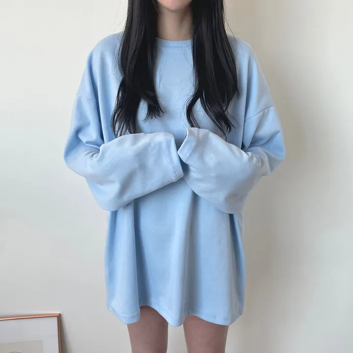 [남녀공용/20color] 빅사이즈 박스티 오버핏 레이어드티 무지티 상세 이미지 22