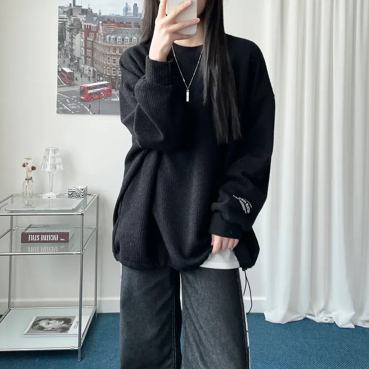 String knit mtm [unisex] 상세 이미지 11