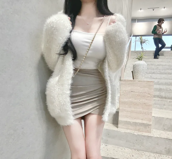 *들뜸X*쫀쫀보정핏🩷 비너스 셔링 스커트 - 4color / 속바지O 미니스커트 스커트 치마바지 치마 h라인 하이웨스트 스판 기본 데이트룩 하객룩 베이직 데일리 봄 봄옷 봄하의 상세 이미지 8