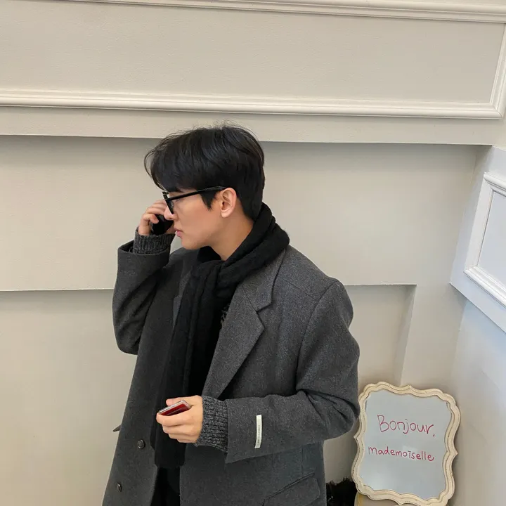 라이트 맥시 울 코트 상세 이미지 14
