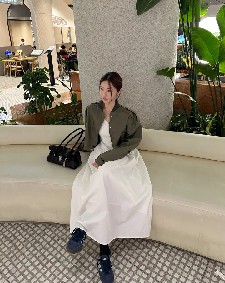 [간절기]  아방 박시 크롭 항공 점퍼 상세 이미지 21