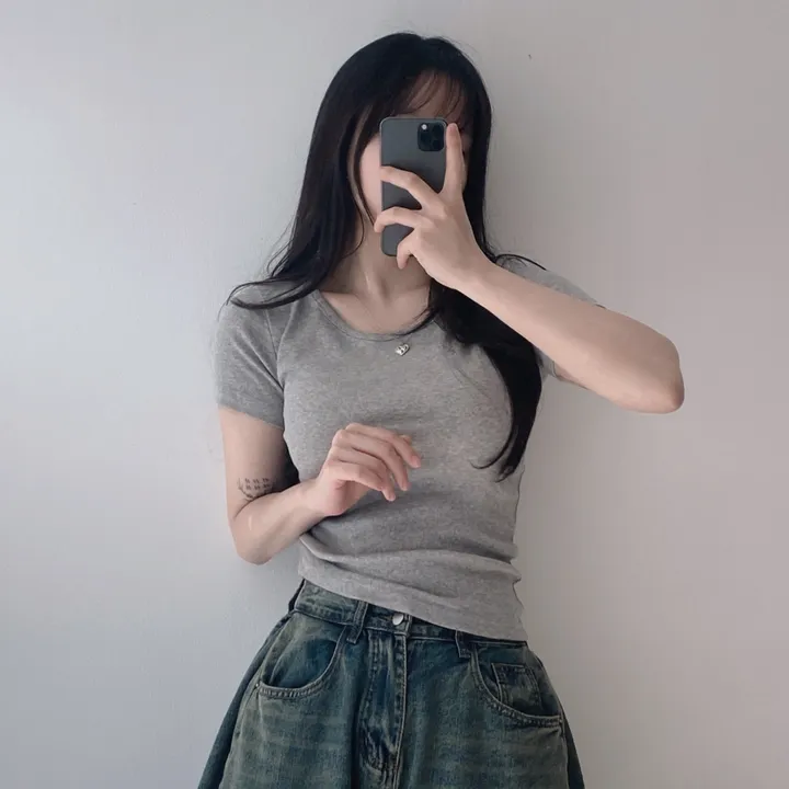 [11color/인생반팔] 코튼 데일리 부드러운 무지 라운드 반팔 기본 티셔츠 - 11color 상세 이미지 37