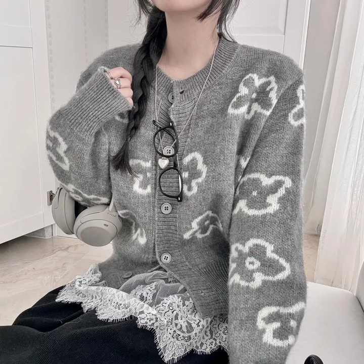[뭉개구름💭/러블리] 입는순간 귀여움*-* 하튜 탄탄 데일리 니트 가디건 상세 이미지 14