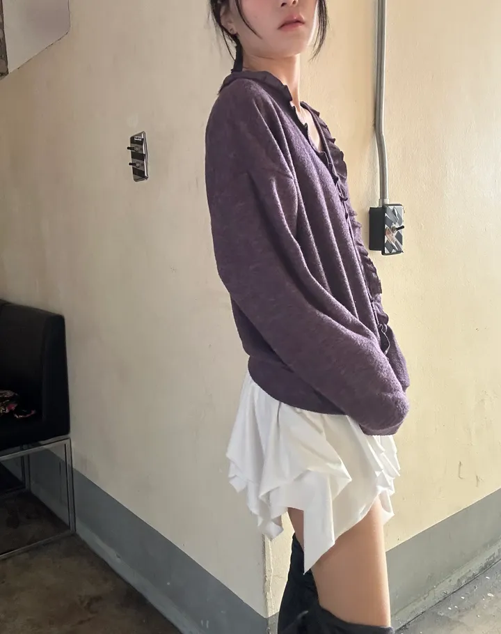 *추천* 빈티지 프릴 가디건 3color 상세 이미지 19