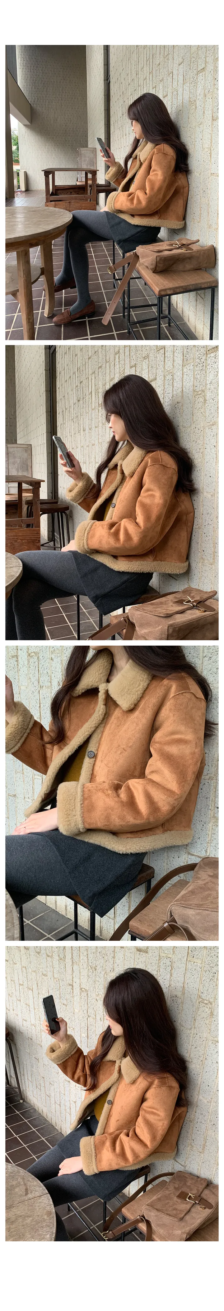 [RE:MOMENT] made. 템즈 프리미엄 리버시블 무스탕 2color! 상세 이미지 20