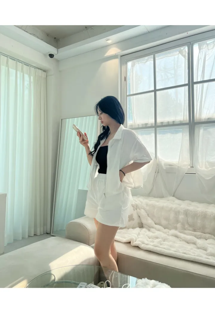 [인기❣] 아노락 반팔 반바지 세트 나일론 여름 바스락 바람막이 상세 이미지 18