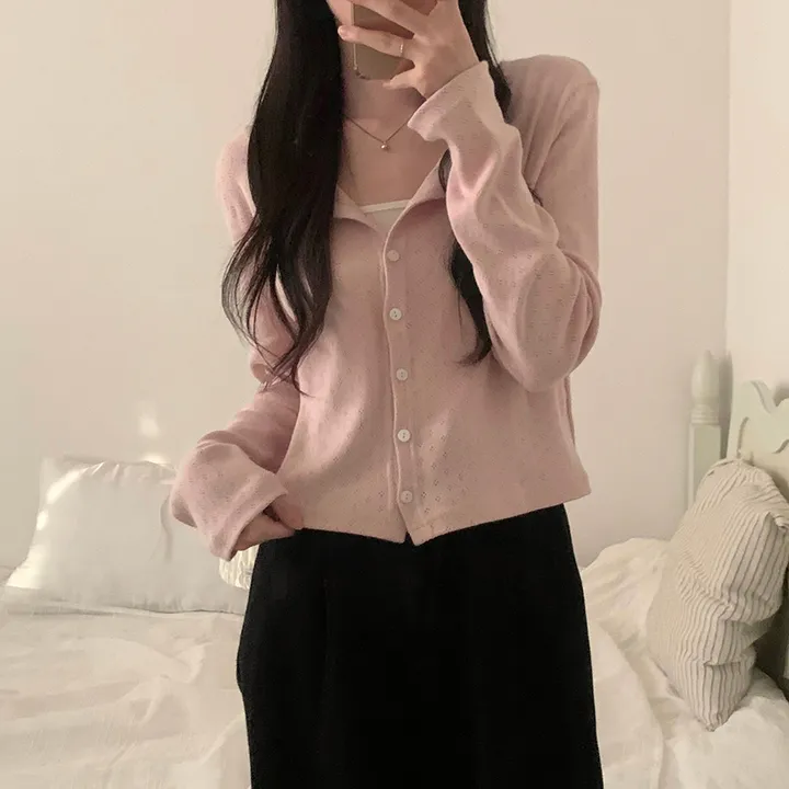 로로 펀칭 가디건 (8color) 상세 이미지 58