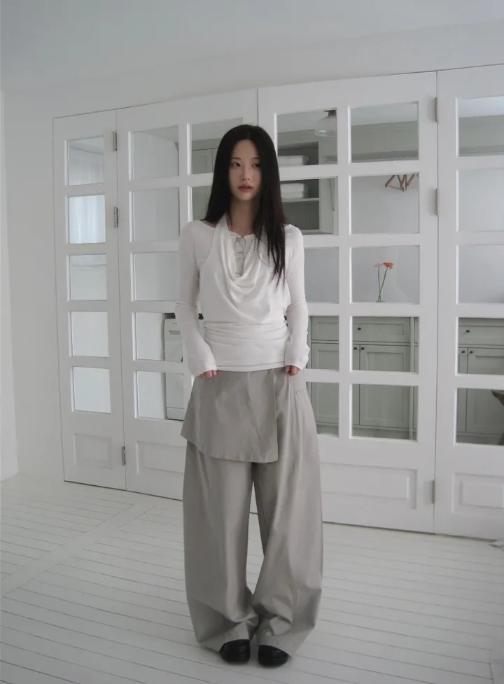 바지 모델 착용 이미지-S1L27