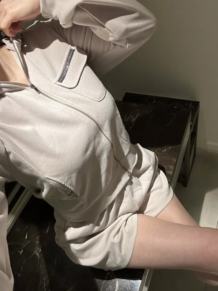 블랙비즈 후드집업  밴딩반바지 트레이닝 세트 상세 이미지 19