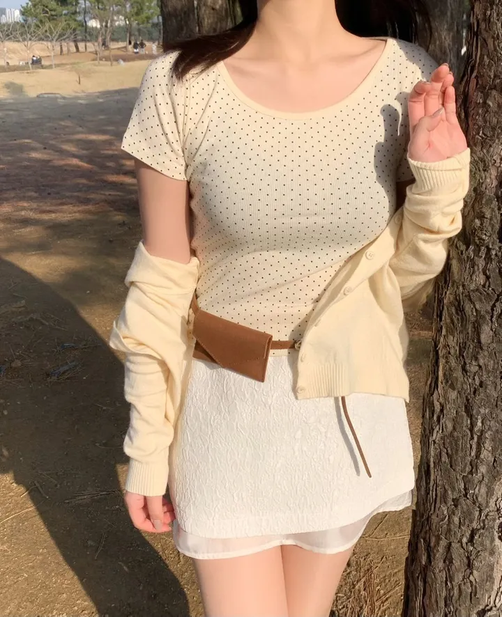 [리뷰극찬❤️/부드러움🔥👍/기본핏]  러프 브이넥 극세사 가디건 상세 이미지 37
