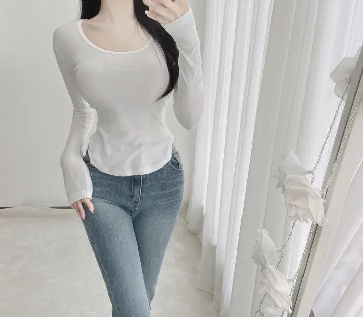 반팔긴팔o자체제작❤️요기가원조❤️숏/롱ver*유어로즈 몸매보정ts 상세 이미지 11