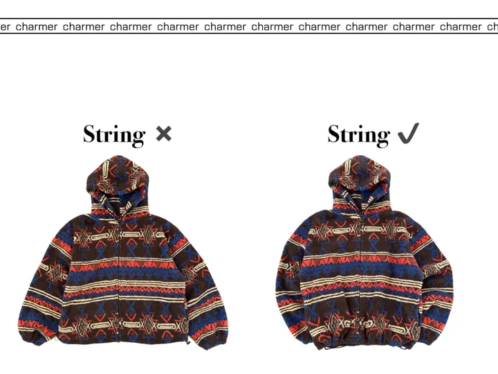 [영상있음!/고퀄🧶]베어 아방 오버핏 덤블 후드 집업 상세 이미지 5