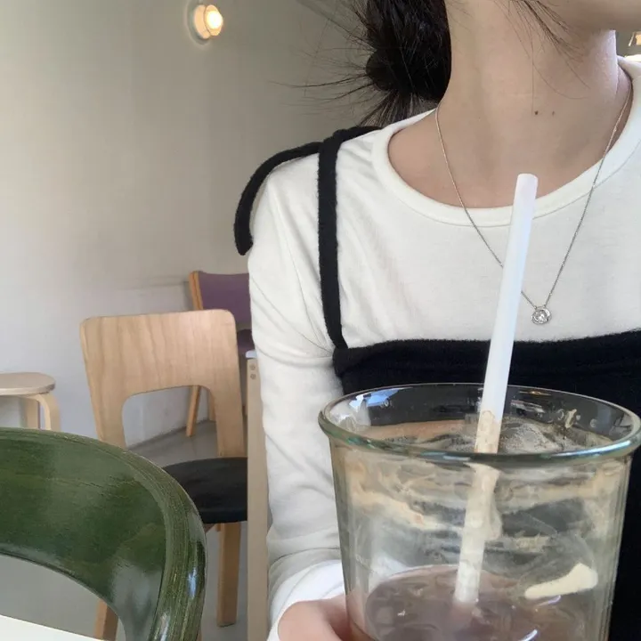 [2ps🎀/퀄리티보장] 레이어드 스트랩 리본 뷔스티에 기모 티셔츠 set 상세 이미지 13