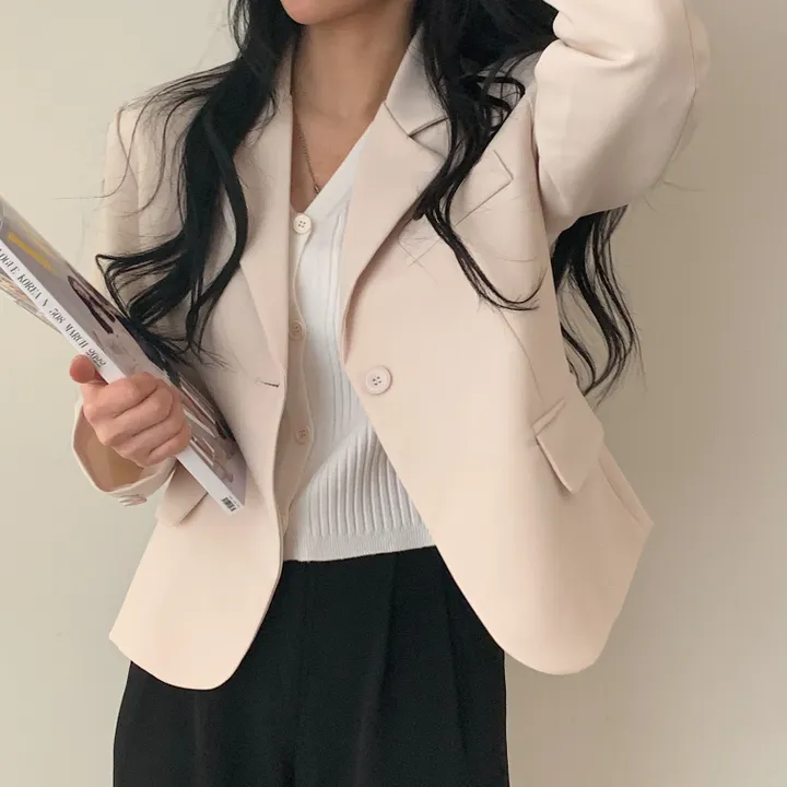 [기획/필수] 오늘도 예쁘게, 모니카 원버튼 숏자켓;4col 상세 이미지 89