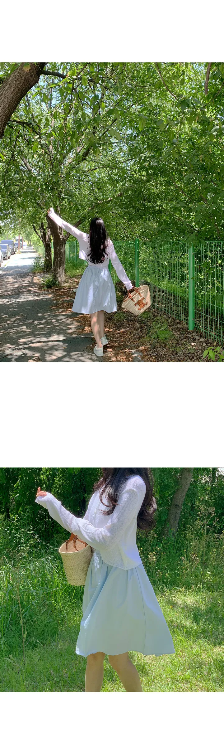 [살안타💖] 팝핑 솜사탕 니트 가디건크롭 시스루 레이어드 볼레로 커버업 부클 가디건 가을 간절기 아우터 살안타템 상세 이미지 50
