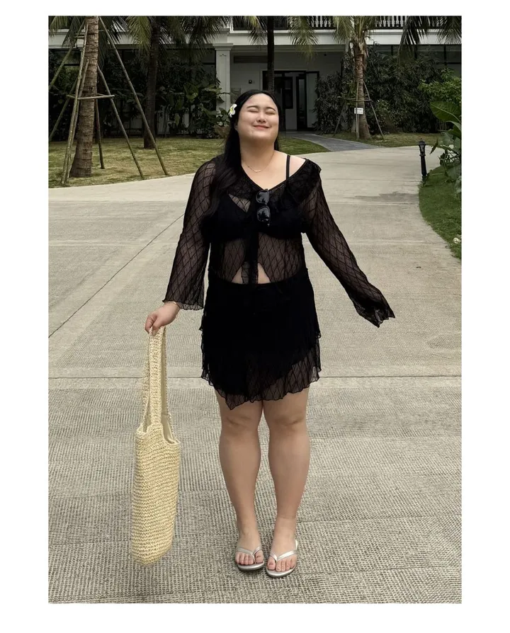 씨스루 포인트 쓰리피스 섹시 호캉스 데이트 신혼여행 수영복 강추 상세 이미지 8