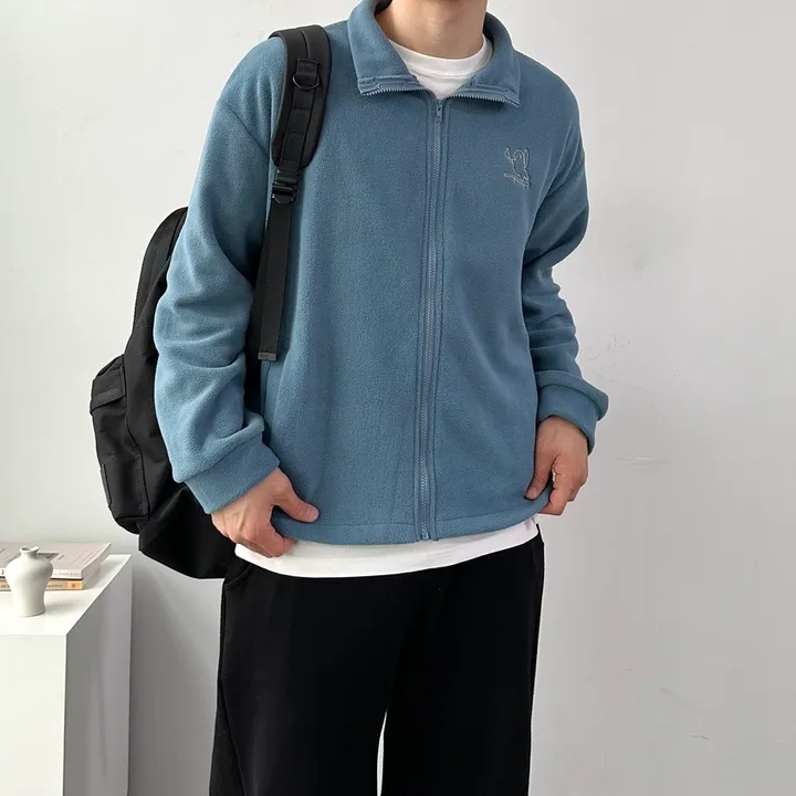 남녀공용 플리스 집업 자켓 후리스 점퍼 아우터 자켓 리틀고스트플리스자켓 상세 이미지 30