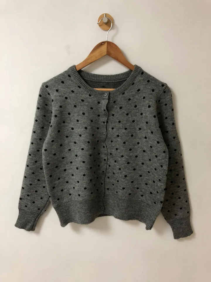도트 라운드 니트 가디건 3color 상세 이미지 35