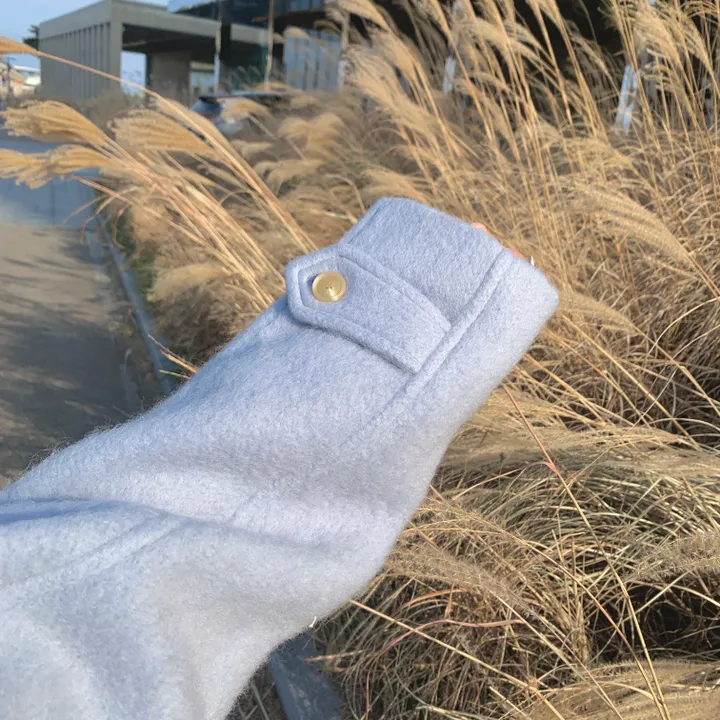[ 인스타폭주/ wool 60% ] 헤이즐 하이넥 하프 울 누빔 코트 상세 이미지 20