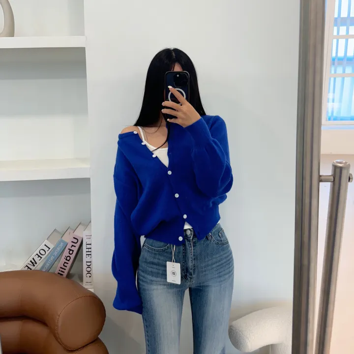 턴 베이직 니트 가디건 상세 이미지 15