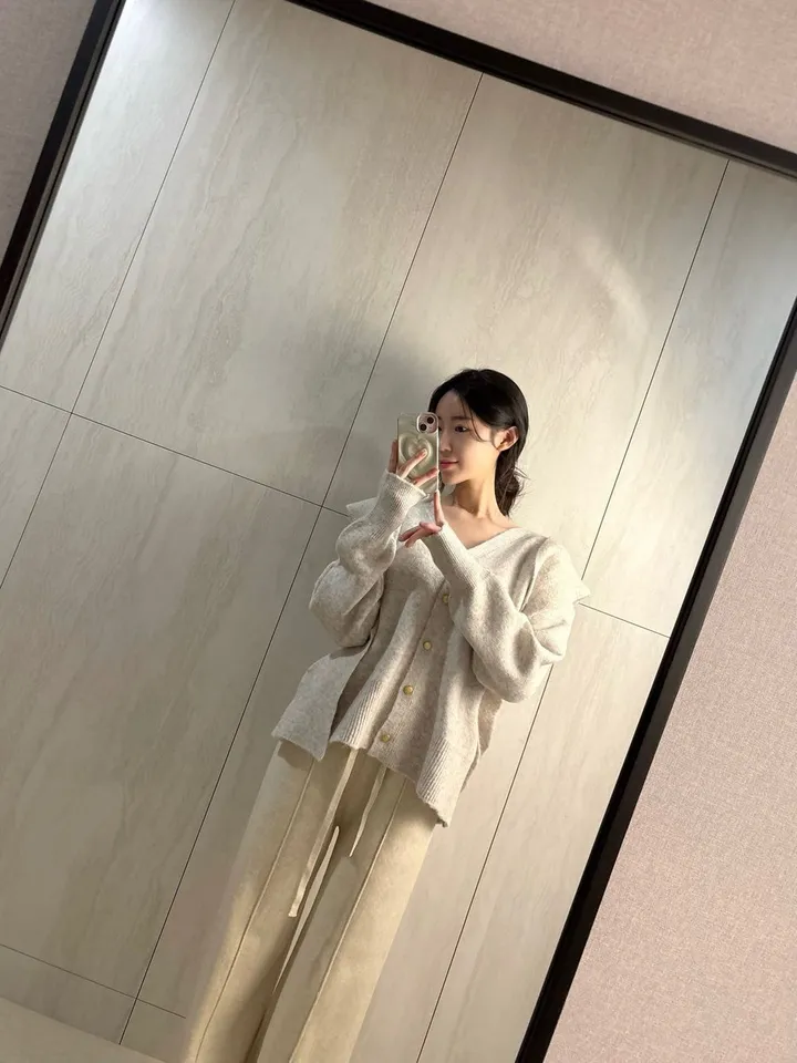 *숄 세트/강추! 여리 숄 니트 금장 가디건 *브이넥가디건, 숄가디건 상세 이미지 25