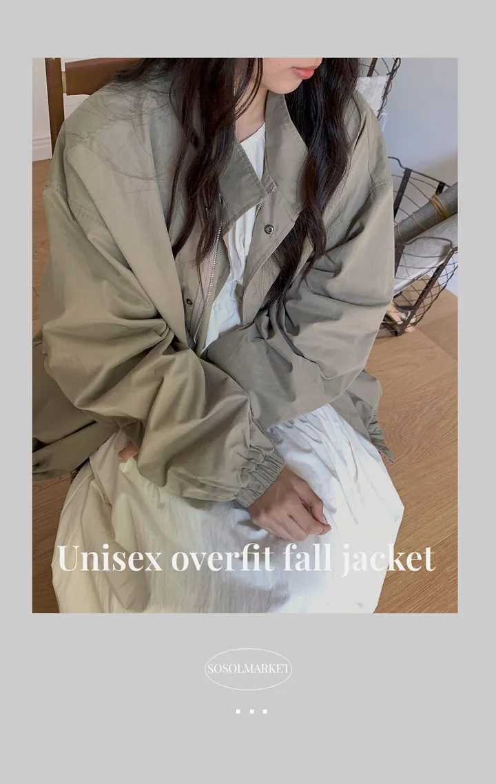 비스킷 피치 오버핏 야상 자켓 상세 이미지 2