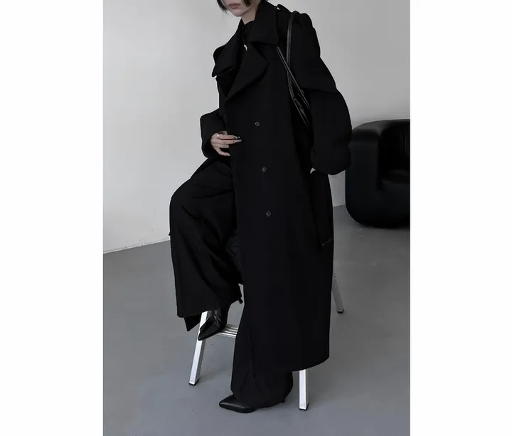 [unisex] trench wool collar coat 상세 이미지 7