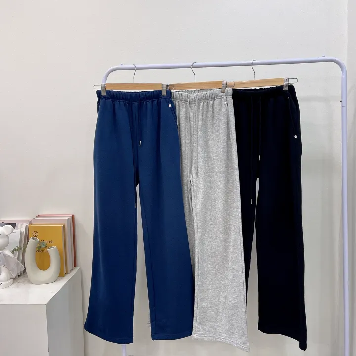 [Set/국내제작!]*핏보장* 리벳 찡 버튼 투웨이 후드집업+와이드팬츠 밴딩 루즈핏 반크롭 캐주얼 꾸안꾸 데일리 봄 가을 유니크 고퀄리티 리벳 트레이닝 세트 3color 상세 이미지 27