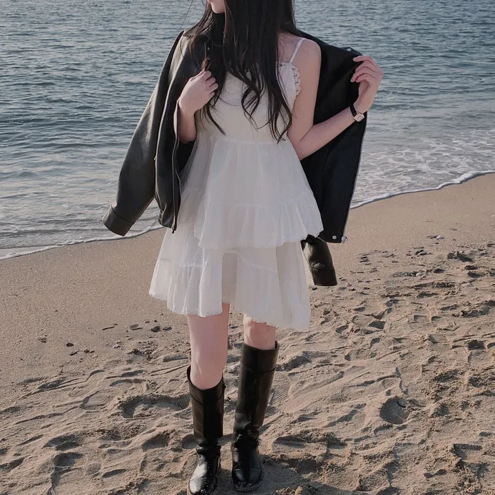 [핵고퀄!/✨주문폭주/후기극찬✨]매트 레더의 정석,오버핏 레더 블루종 자켓 점퍼 상세 이미지 37