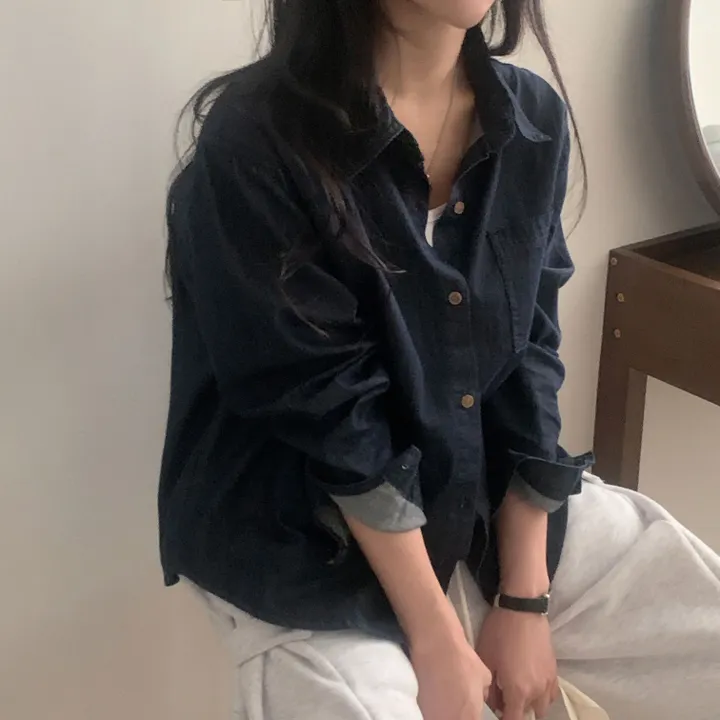 [여유핏🤍/논페이드원단*.*] 안느 데님 생지셔츠, 남방 - 4color 상세 이미지 19