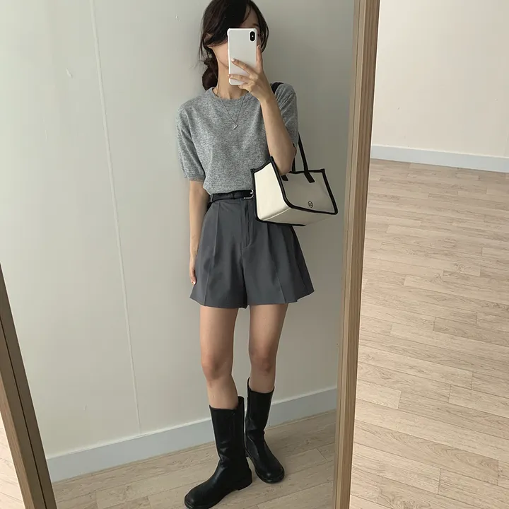 [ 샥출발*.* 데일리/9colors] 프루츠 라운드 반팔 니트 상세 이미지 22