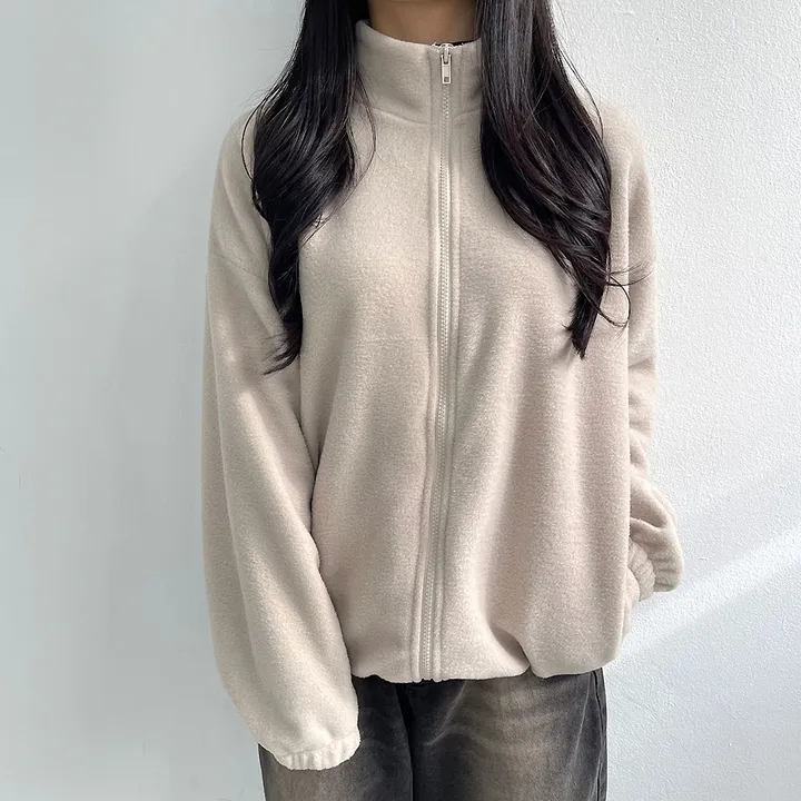 [교복템/루즈핏] 윈터 보송 플리스 집업 - 4color 상세 이미지 8