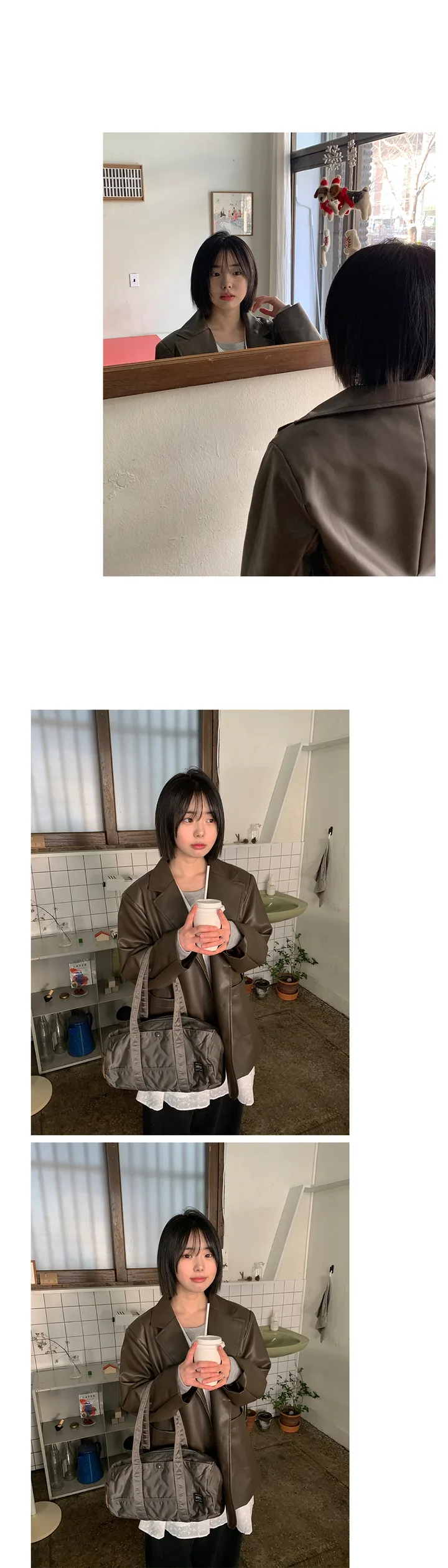 [6천장돌파] 츠라모 레더 싱글 자켓 (2color) 상세 이미지 16