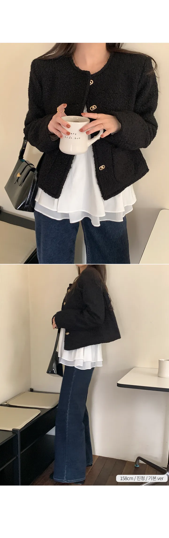 [made/프리미엄] 데이즈 벨벳 기모 밴딩 데님 팬츠 pt 상세 이미지 6