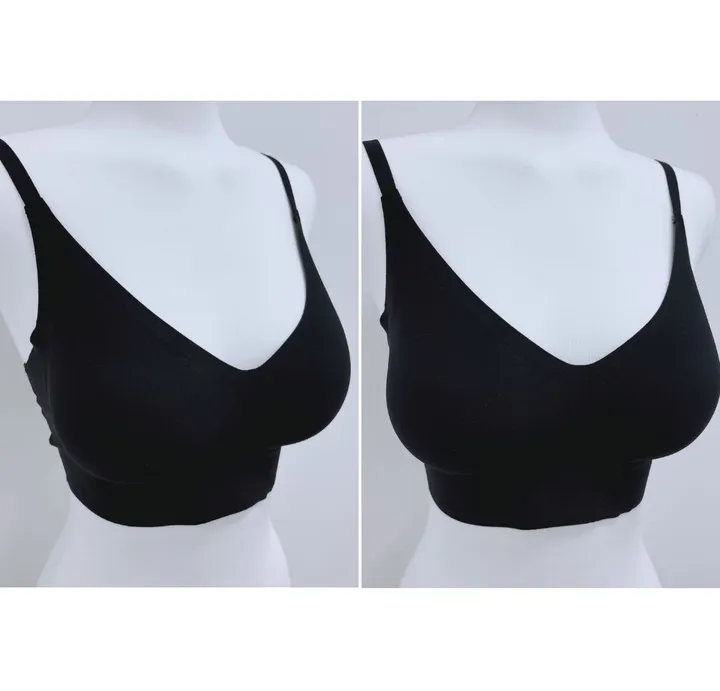 [자체제작]❣️4/6CM리얼내가슴핏!❣️남친도모름🤫노후크 사이즈프리 말캉풍만 볼륨심리스 뽕브라 보정브라 상세 이미지 54