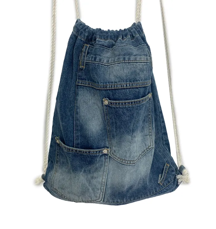 (주문폭주/당일출고) 데님 짐색 / COTI DENIM GYM SACK 상세 이미지 20