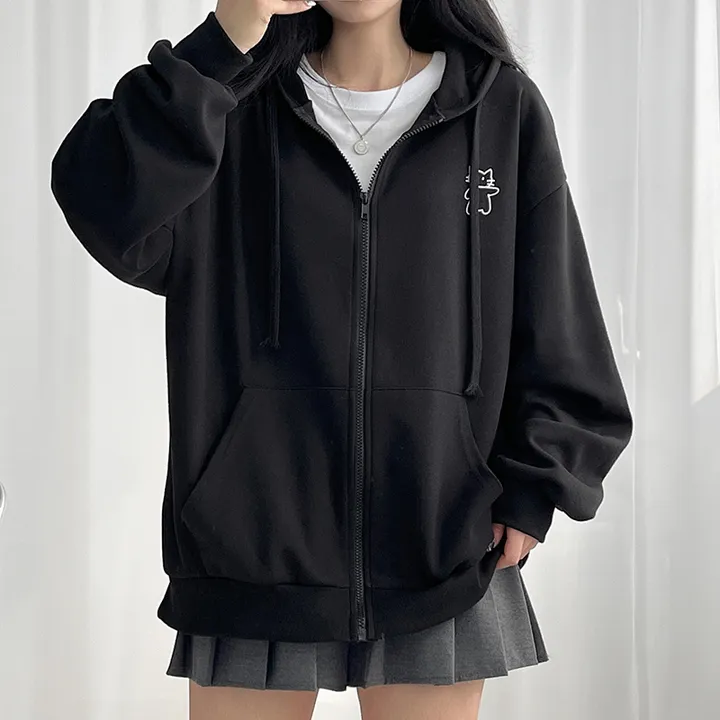 냥냥이 백레터링 오버핏 후드집업 ✔️후드집업 후드 집업 오버핏후드집업 캐릭터 뒷나염 교복후드집업 학생후드집업 빅사이즈 상세 이미지 27
