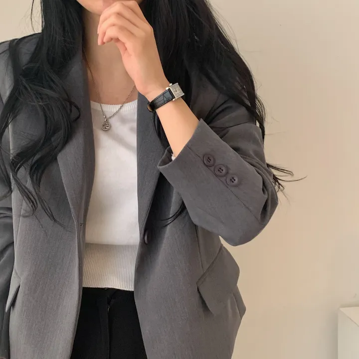 [기획/필수] 오늘도 예쁘게, 모니카 원버튼 숏자켓;4col 상세 이미지 10