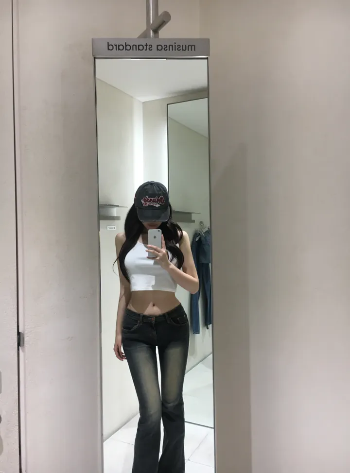 [감사할인🚀🩵new신상!✨] *닝닝st* 하입 올란도 자수 패치 빈티지 레터링 워싱 캡모자 3color - cap (소두효과,캡모자, y2k모자, 연예인핏, 소두핏) 상세 이미지 7