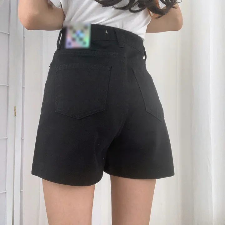 [2Color]베이직 기본 하이웨스트 데일리 면반바지 상세 이미지 5