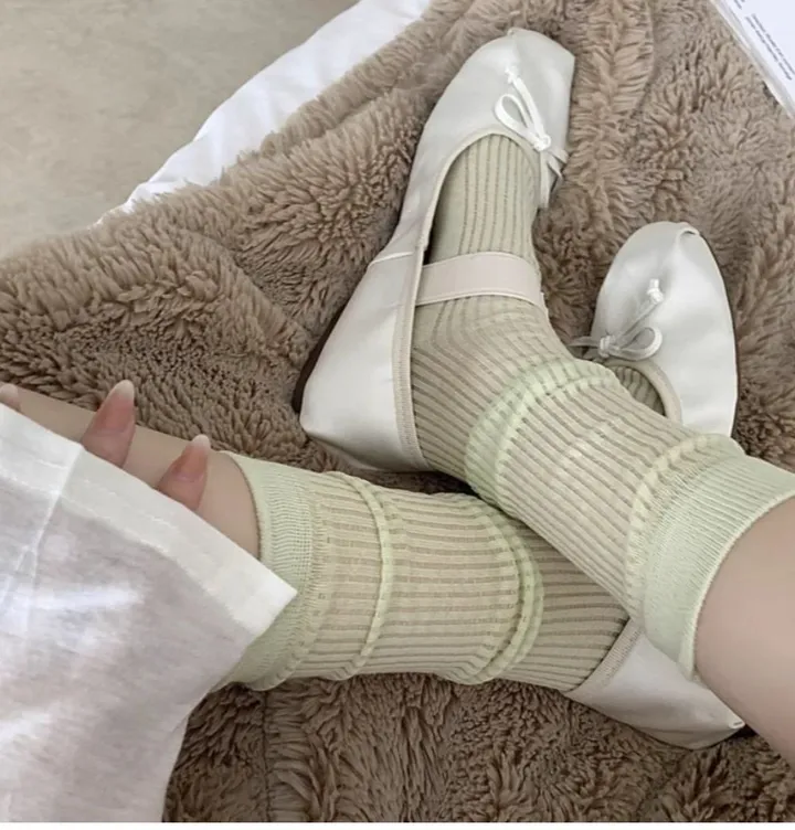 [3개이상 할인💕]여름 시스루 쿨링 골지 양말 상세 이미지 11