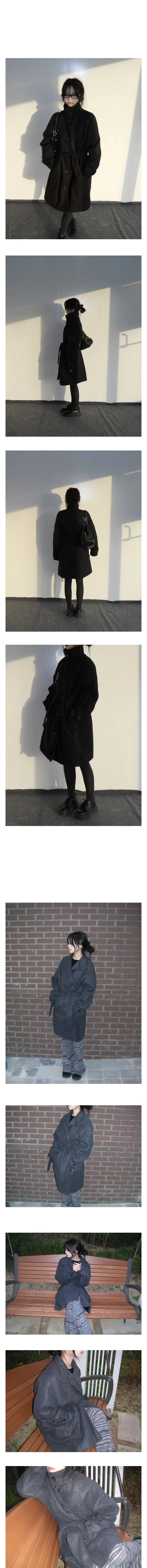 belted half coat 하프벨트코트 상세 이미지 3