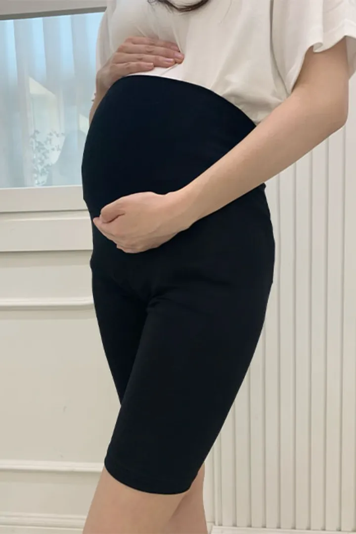 임부복 레이온스판 5부 레깅스 상세 이미지 5