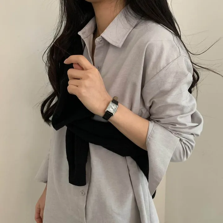 [컬러추가] 고급스러운, 옥스포드 박시핏 셔츠;7col 상세 이미지 10