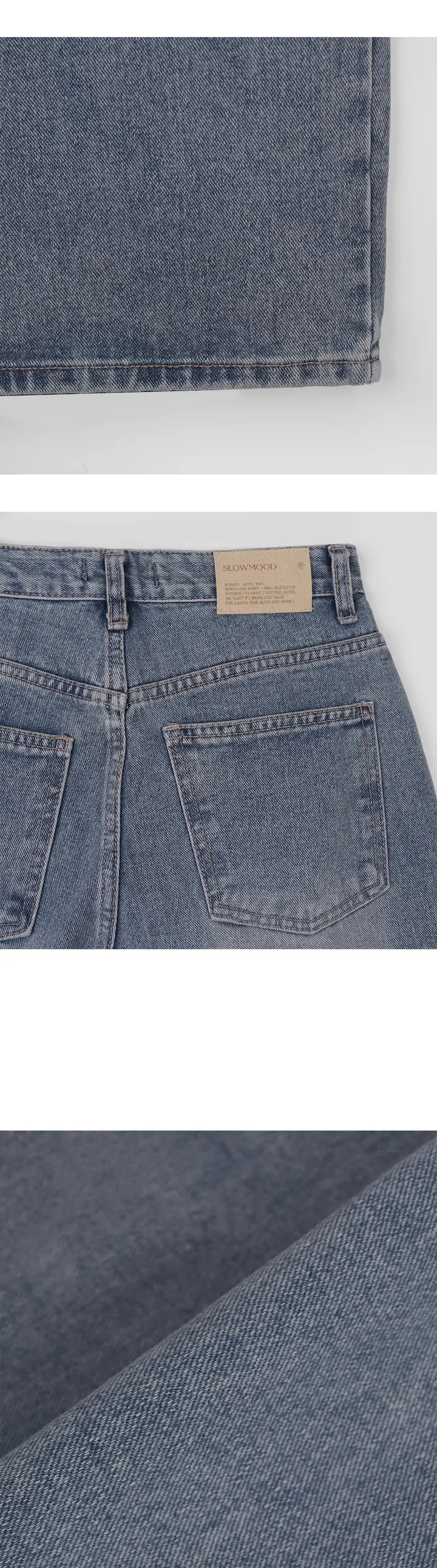 [후기인증핏👖] 투데이 와이드 중청데님팬츠 (+기본/롱ver) - 4 size (자체제작/슬로우앤드/와이드핏/스트레이트핏/데일리룩/워싱) 상세 이미지 46