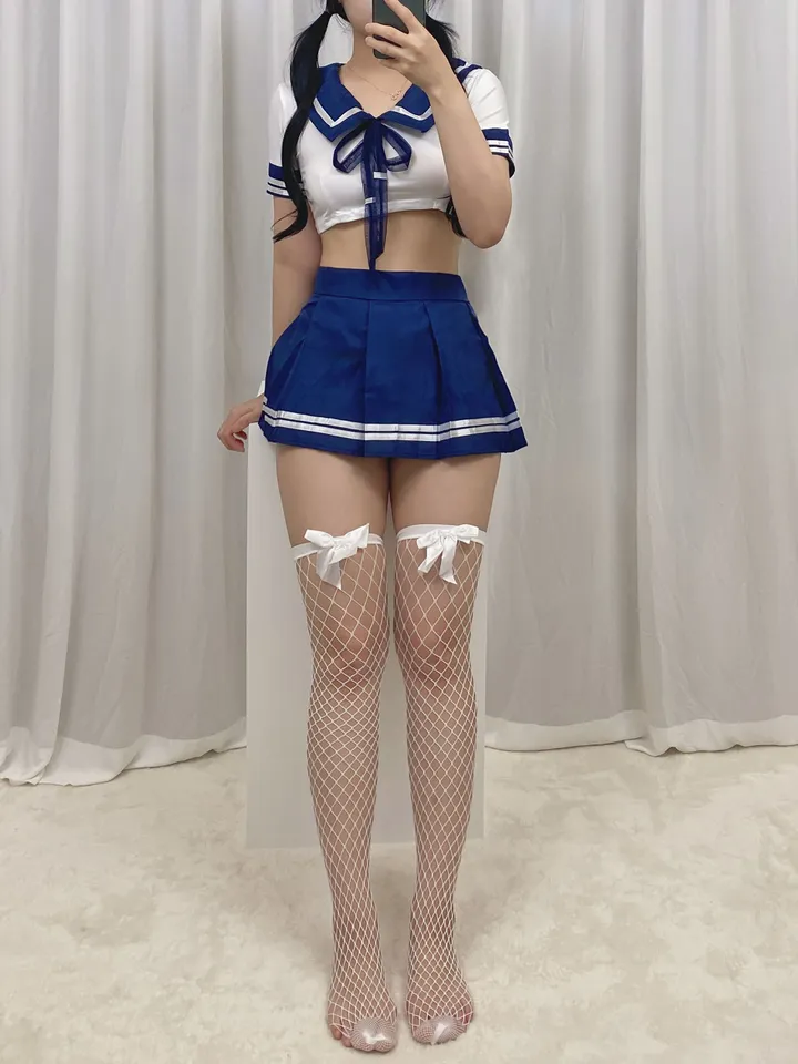 [ᰔ스타킹증정ᰔ/S-XL] 세라복 교복 할로윈 코스튬 졸업사진 남자친구 이벤트의상 방송 클럽 미니원피스 파티룩 빅사이즈 c1 상세 이미지 8