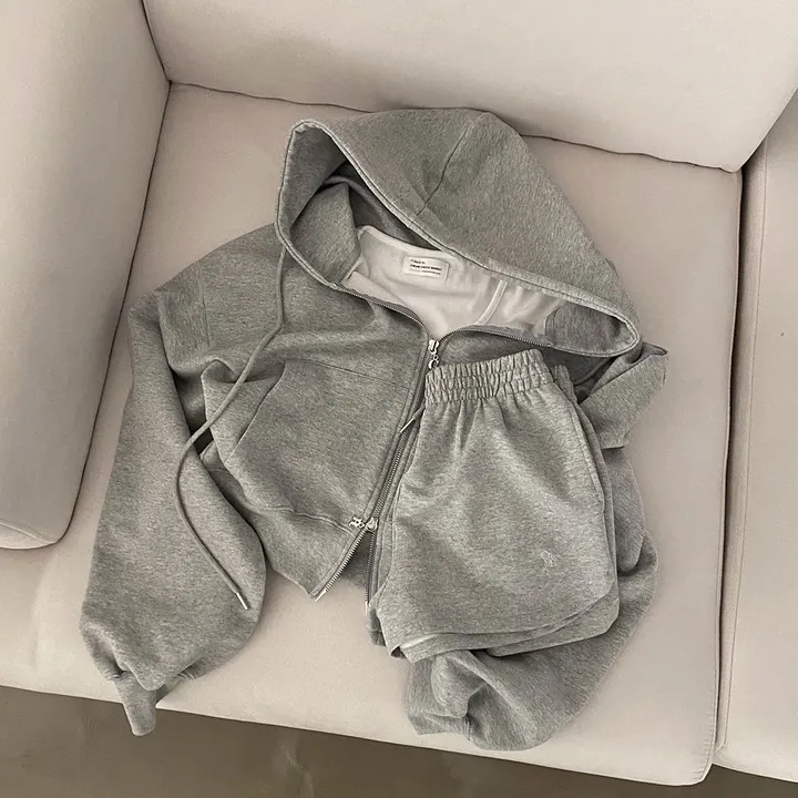[💖후기극찬/봄,가을교복💖]  자체제작 #크치Made 꿈에 나온 핏, 사계절 입는 크롭 투웨이 후드집업 - zipup : 봄,봄아우터,봄자켓,가을,가을아우터 상세 이미지 45