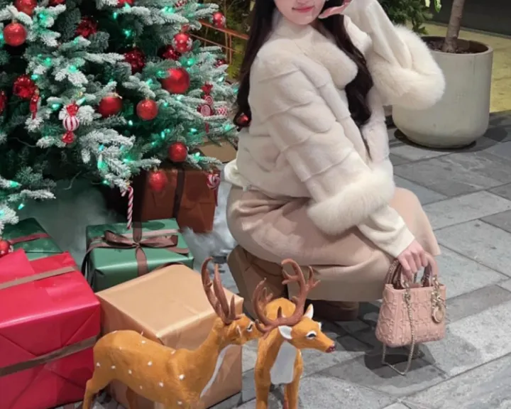[실물짱/최저가/2color]  에코 밍크 페이크퍼 자켓 소매퍼 숏자켓 연말룩 (수입) 상세 이미지 4