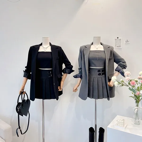 💙당일발송💙*자체제작* 뒷태여신 테일러드카라 대디자켓 버튼자켓 단추자켓 백트임 백버튼 뒷트임 오버핏자켓 슬림자켓 무지자켓 긴팔자켓 하프자켓 숏자켓 롱자켓 봄자켓 봄아우터 하객룩 상세 이미지 7